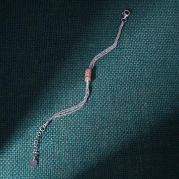 Splendid Twisted Pattern Silver Bracelet