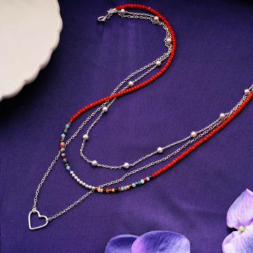 Multi Layer Magic Silver Necklace