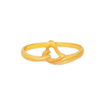 Romantic Heartin Gold Ring
