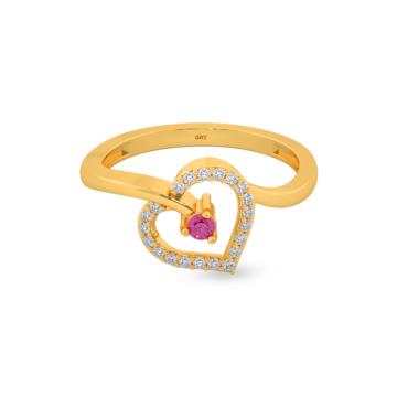 Eternal Light Gold Ring - Valentine Collection
