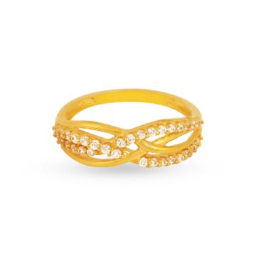 Fancy Intertwined Gold Ring