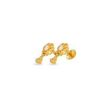 Endearing Heartin Gold Earrings