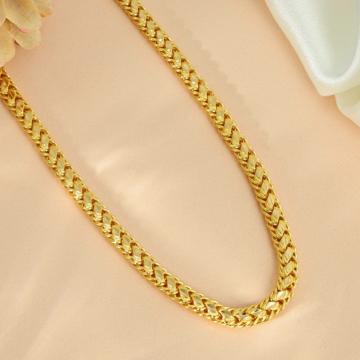 Engraved 2 In 1 Gold Chain
