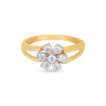 Amazing Floral Diamond Ring