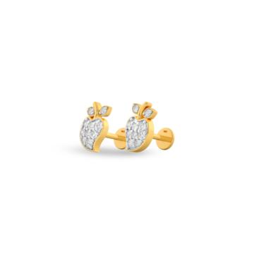 Extraordinary Baby Mango Diamond Earrings