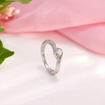Elegant Grace Platinum Ring