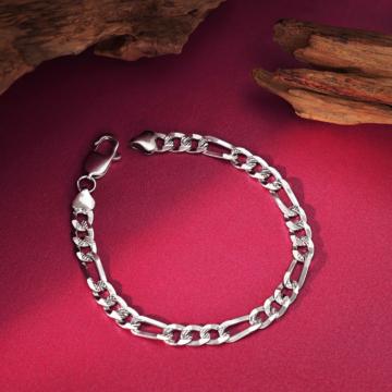 Classic Cuban Link Platinum Bracelet