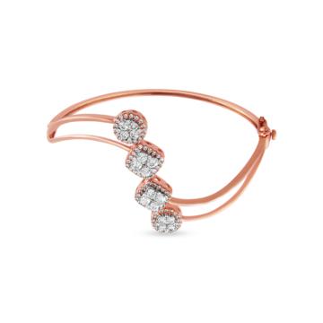 Captivating Infinity Diamond Bracelets-736A000228-1-EF IF VVS-18kt Yellow Gold-45mm * 55mm-