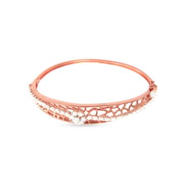 Loveable Floral Pattern Diamond Bracelets-736A000645-1-EF IF VVS-18kt Yellow Gold-45mm * 55mm-