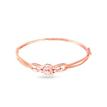 Enticing Floral Diamond Bracelets-736A000666-1-EF IF VVS-18kt Yellow Gold-45mm * 55mm-