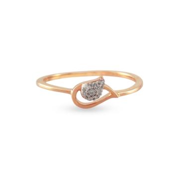 Beautiful Tulip Diamond Rings-EF IF VVS-18kt Rose Gold-7