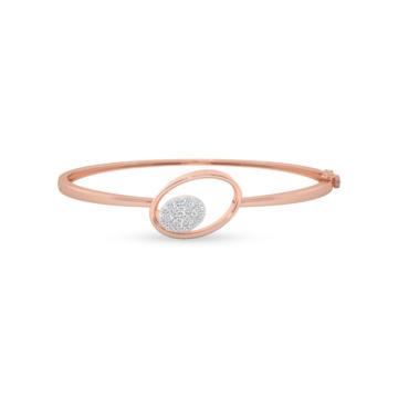 Radiant Oval Pattern Diamond Bracelet-736A002059-1-EF IF VVS-18kt Yellow Gold-47mm * 57mm-