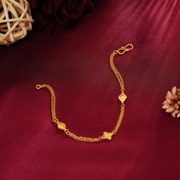 Amazing Glittered Star Gold Bracelet