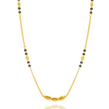 Charismatic Carved Balls Gold Chain