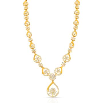 Graceful Floral Gold Necklace
