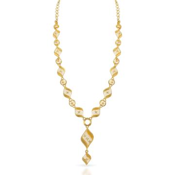Elegance Matt finish Gold Necklace