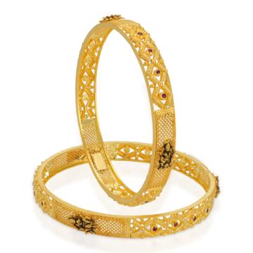 Divine Lakshmi Gold Bangles