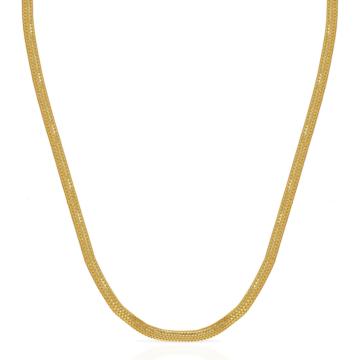 Opulent Mini Box Pattern Gold Chain