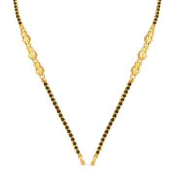 Appealing Mini Beaded Gold Mangalsutra
