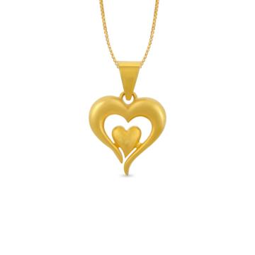 Lustrous Star Gold Pendant