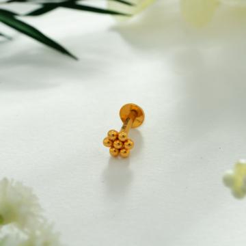 Majestic Floral Gold Nosepin