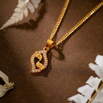 Dazzling Mango Charm Gold Pendant