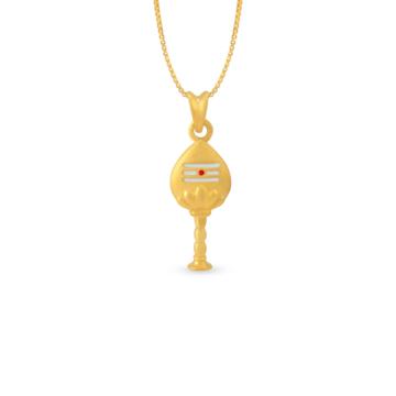 Divine Allure Vel Gold Pendant