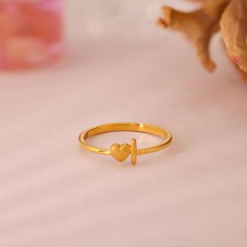 Forever linked Heart Gold Ring