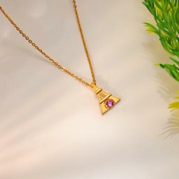 Luminous Bell Gold Necklace