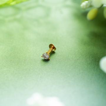 Elegant Shine Gold Nose Pin