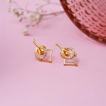 Fashionatic Stylish Gold Earrings