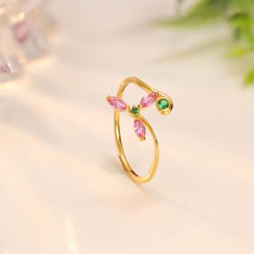 Garden Elegance Gold Ring
