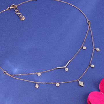 Mesmerizing Layered Diamond Necklace