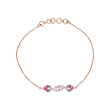 Magnificent Flora Diamond Bracelet - Lily Ripples Collection