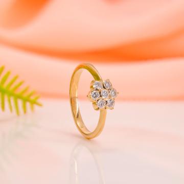 Dazzling Flower Diamond Ring