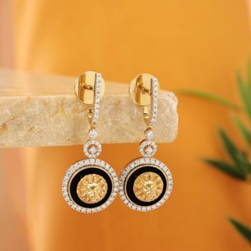 Regal Lion Diamond Earrings - Majesty of the Wild