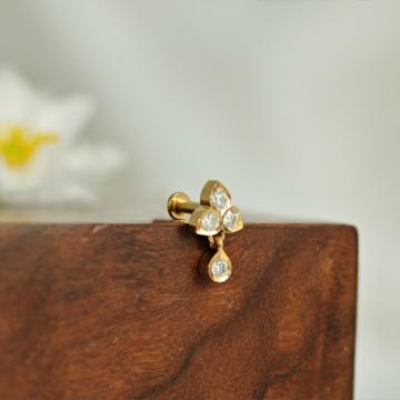 Dainty Dream Drop Diamond Nosepin
