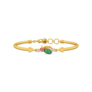 Kids Bumble Bee Gold Bracelets