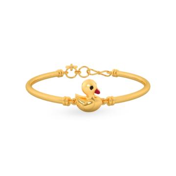 Sparkling Baby Duck Kids Gold Bracelet
