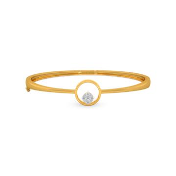 Luxurious Geometric Pattern Diamond Bracelet-736A002060-1-EF IF VVS-18kt Yellow Gold-45mm * 55mm-