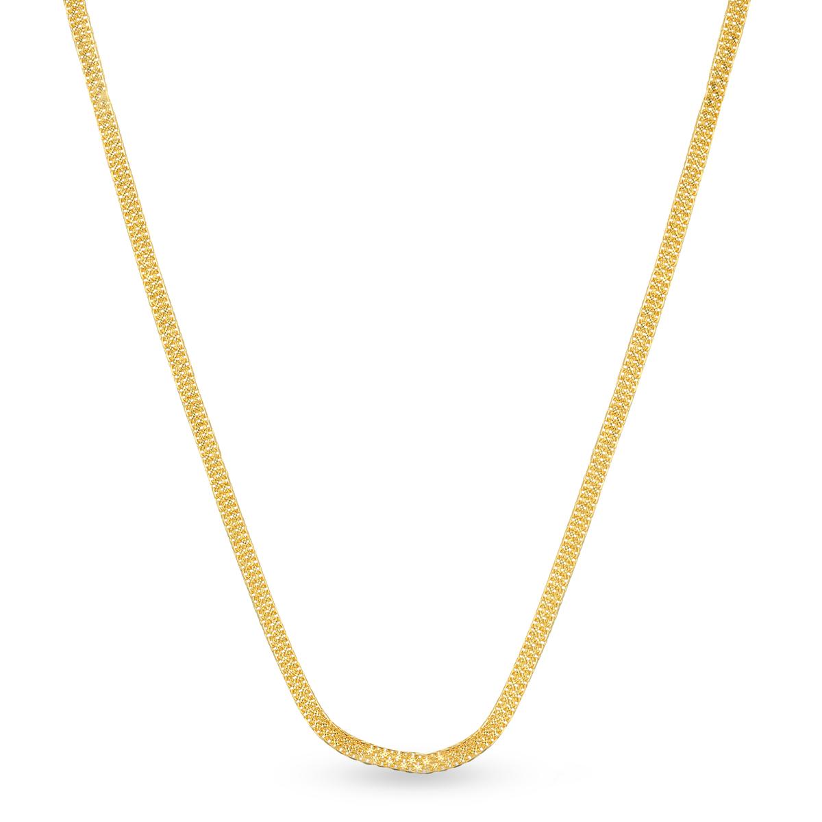 Gold Chain Box Pattern Buy Glitzy Triple Layer Box Pattern Gold Chain | GRT Jewellers